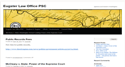 Desktop Screenshot of eugsterlaw.com