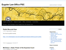 Tablet Screenshot of eugsterlaw.com